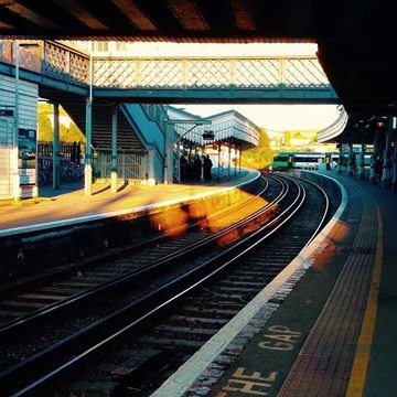 Lewes Station Sunset 81:132