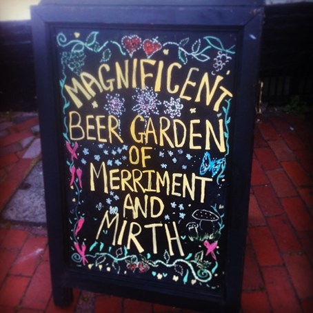 Beer garden