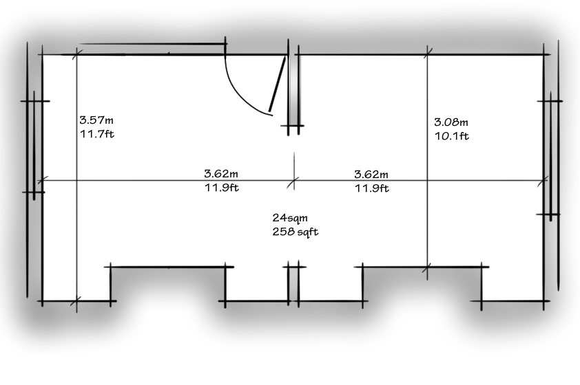 Office floor plan